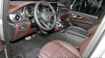 Mercedes V-Class Exclusive Edition interior dashboard at the IAA 2017