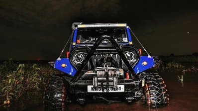 Modified Mahindra Thar front view