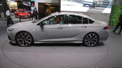 Opel Insignia GSi side profile at IAA 2017