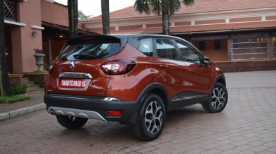 Renault Captur rear three quarters