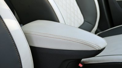 Renault Captur test drive review front centre armrest