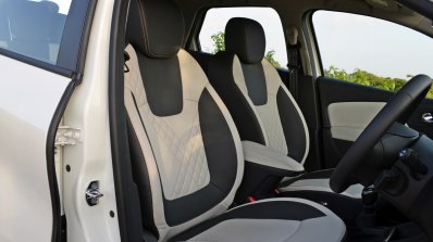 Renault Captur test drive review front seats
