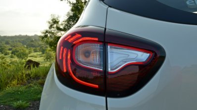 Renault Captur test drive review tail lamp