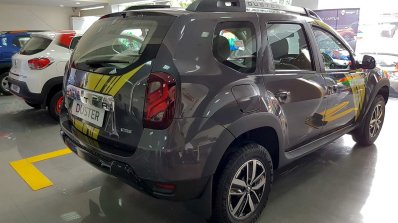 Renault Duster Sandstorm edition rear three quarters