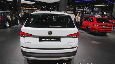 Skoda Kodiaq Scout rear at IAA 2017