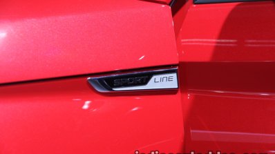 Skoda Kodiaq Sportline badge at IAA 2017