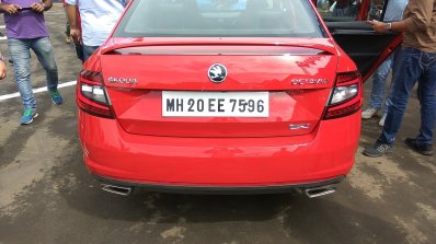Skoda Octavia RS India rear view