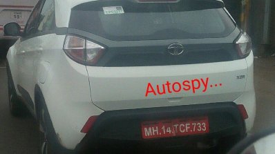 Tata Nexon AMT XZA Spied rear three quarters