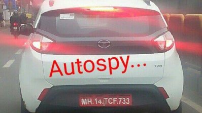 Tata Nexon AMT XZA Spied rear view