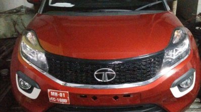 Tata Nexon spotted in basement IT park front view