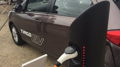 Tata Tiago EV at revealed at LCV2017 in the UK