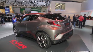 Toyota C-HR Hy-Power Concept rear three quarter view at IAA 2017