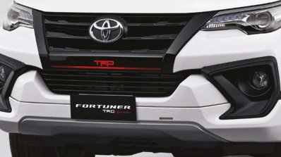 Toyota Fortuner TRD Sportivo front bumper spoiler