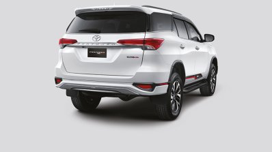 Toyota Fortuner TRD Sportivo rear three quarters