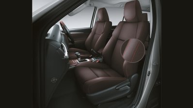 Toyota Fortuner TRD Sportivo seats