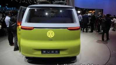 VW I.D Buzz concept rear showcased at the IAA 2017