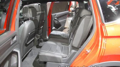 Volkswagen Tiguan Allspace R-Line rear seat at IAA 2017