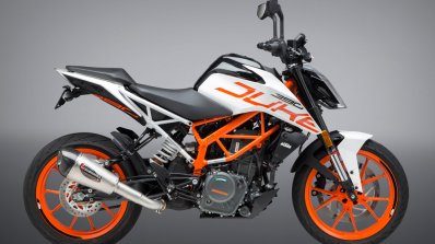 Yoshimura exhaust for 2017 KTM 390 Duke right side
