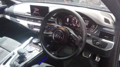 2017 Audi S5 Sportback blue dashboard right side view