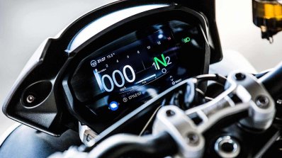 2017 Triumph Street Triple RS press instrument cluster