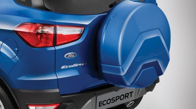 2018 Ford EcoSport facelift India-spec spare wheel cover