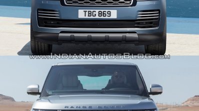 2018 Range Rover vs. 2013 Range Rover front