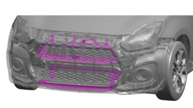 2018 Suzuki Swift Sport radiator shroud