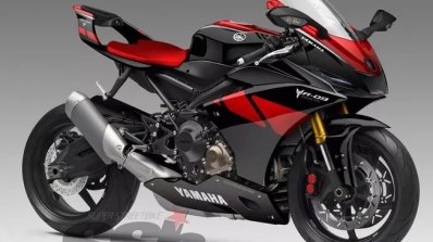 2018 Yamaha R-09 Renedering by SuperStreetBike black