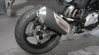 BMW G 310 GS exhaust at 2017 Tokyo Motor Show