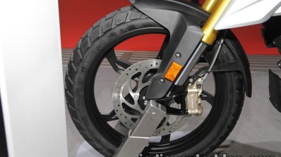 BMW G 310 GS front wheel at 2017 Tokyo Motor Show
