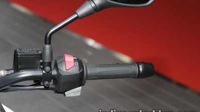 BMW G 310 GS handlebar right side at 2017 Tokyo Motor Show