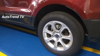Ford EcoSport facelift alloy wheel