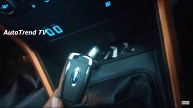 Ford EcoSport facelift spy pictures key fob