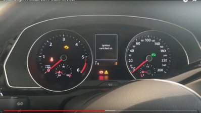 India-spec 2017 VW Passat instrument cluster at dealership