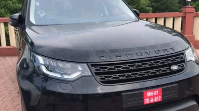 Indian-spec 2017 Land Rover Discovery exterior front fascia
