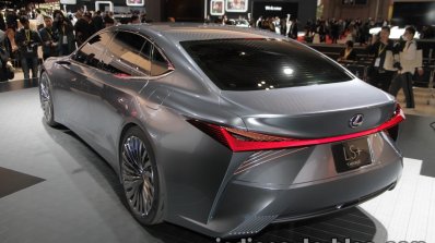 Lexus LS+ Concept at the 2017 Tokyo Motor Show left rear three quarters