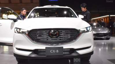 Mazda CX-8 front at 2017 Tokyo Motor Show