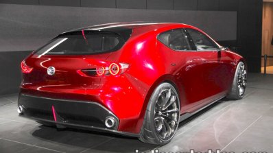 Mazda Kai Concept rear three quarters at 2017 Tokyo Motor Show