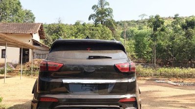 Modified Hyundai Creta Black Devil rear