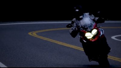 New Triumph Tiger teased front