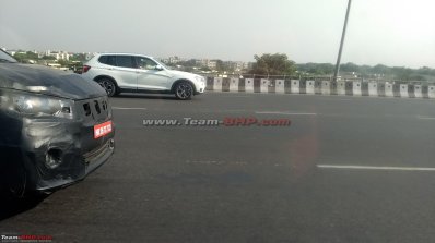 Next Gen Maruti Ertiga spy shots nose