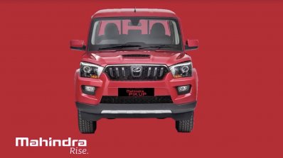 Next-gen Mahindra Scorpio Pik Up front