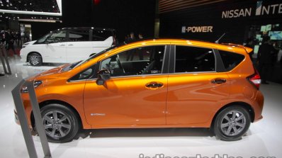 Nissan Note e-Power left side at 2017 Tokyo Motor Show