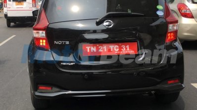 Nissan Note rear India spy shot