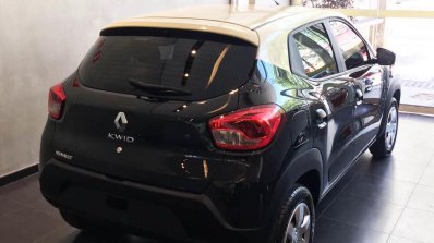 Renault Kwid bicolour rear three quarters