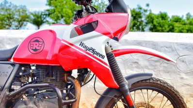 Royal Enfield Himalayan El Diablo fairing closeup