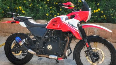 Royal Enfield Himalayan El Diablo with different exhaust