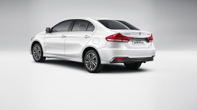 Suzuki Alivio Pro (Maruti Ciaz facelift) rear three quarters