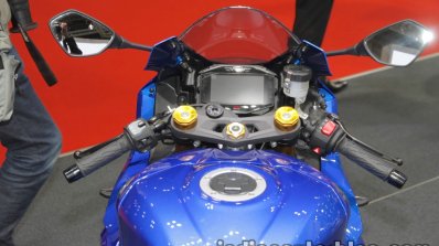 Suzuki GSX-R1000R dashboard at 2017 Tokyo Motor Show
