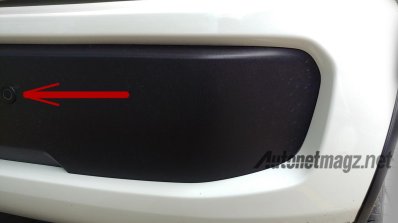 Suzuki Ignis Luxury and Suzuki Ignis Comfort rear parking sensors